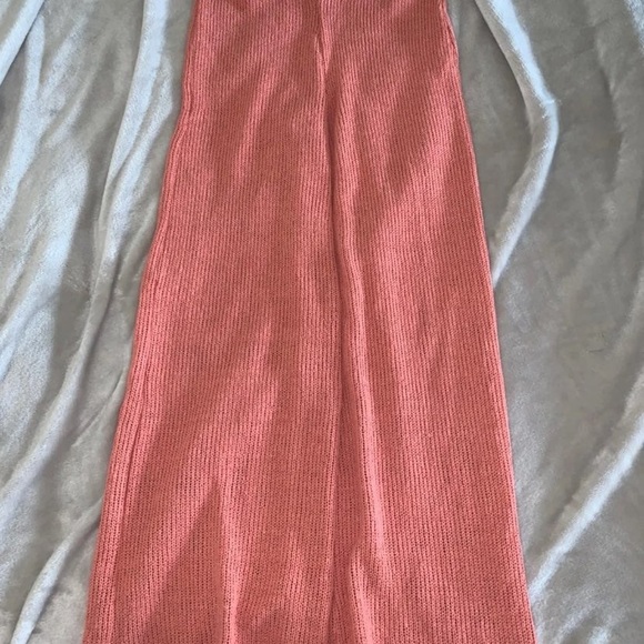 Free People knit Peach Beach pants coverup mesh - Picture 3 of 5